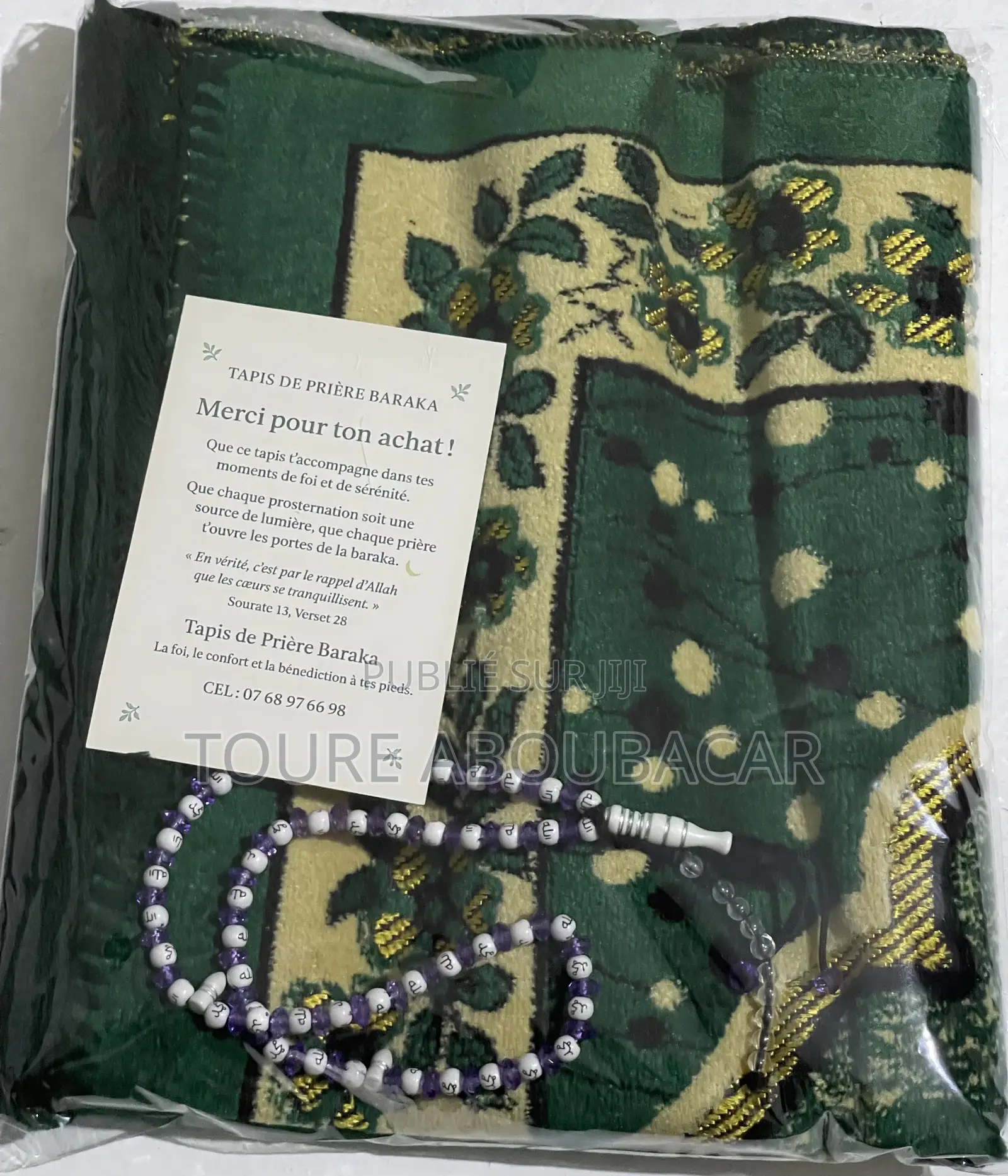 Tapis De Prière + Chapelet