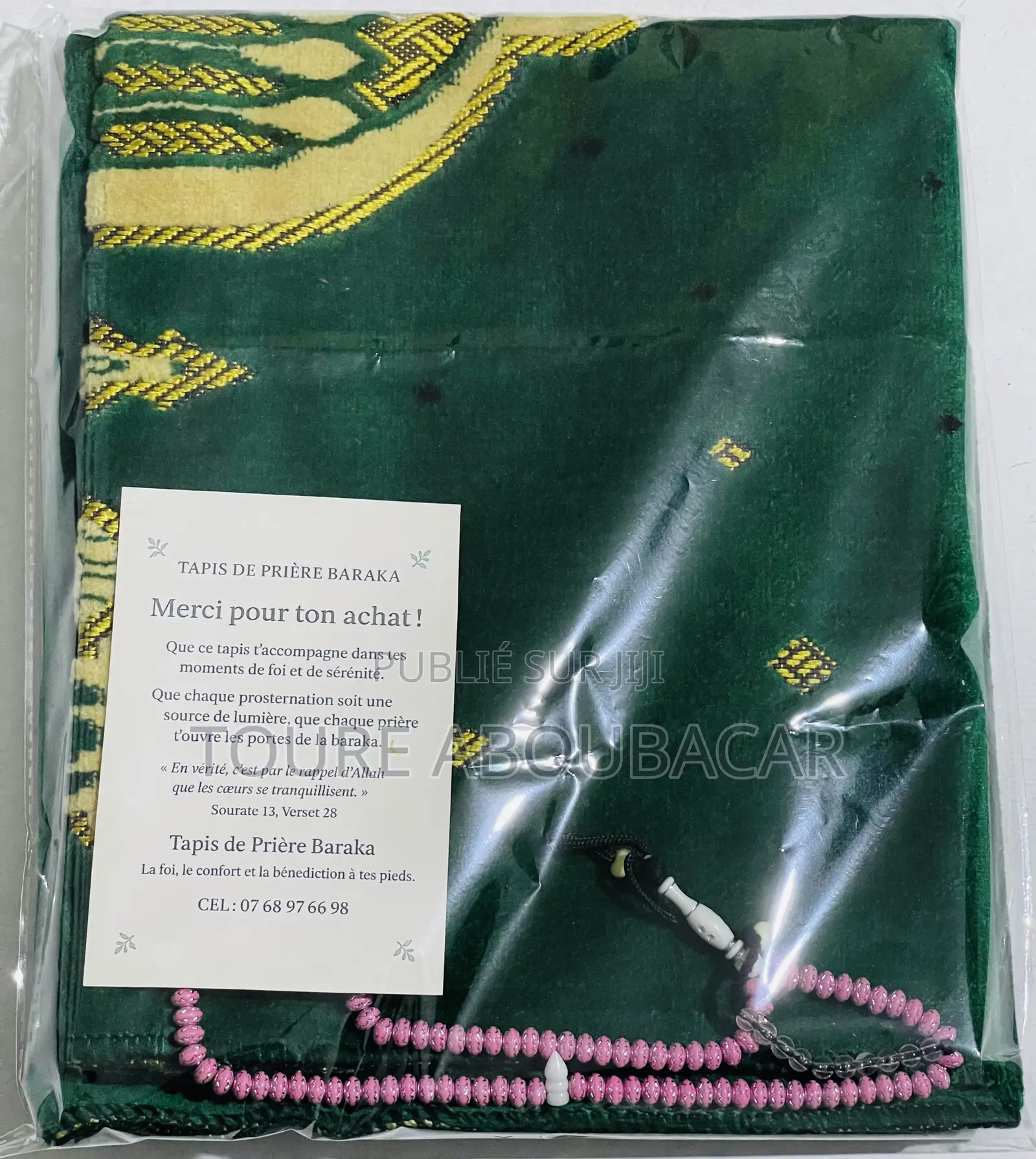 Tapis De Prière + Chapelet