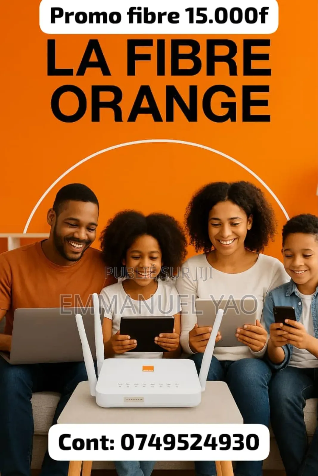 Fibre Optique Orange, Internet Illimité