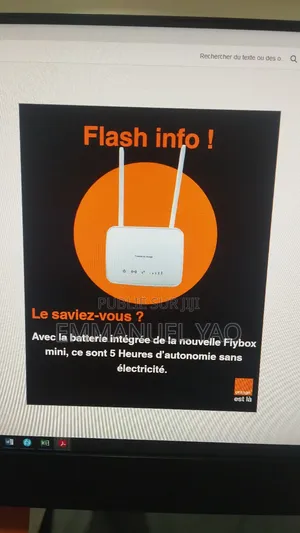 Fibre Optique Orange, Internet Illimité