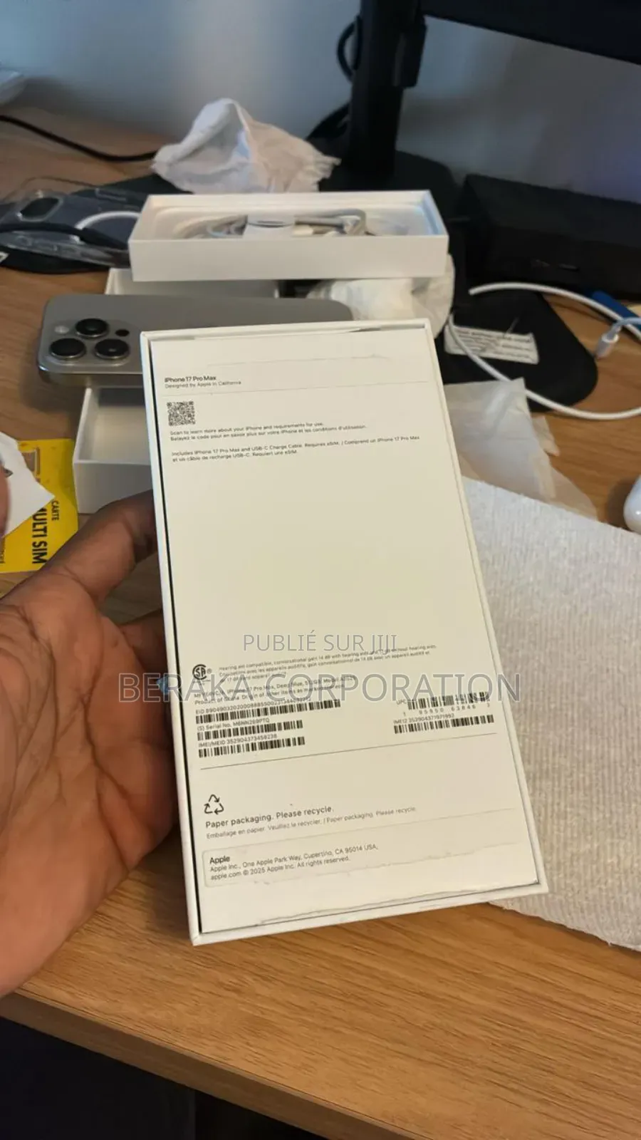 New Apple iPhone 17 Pro Max 512 GB Blue