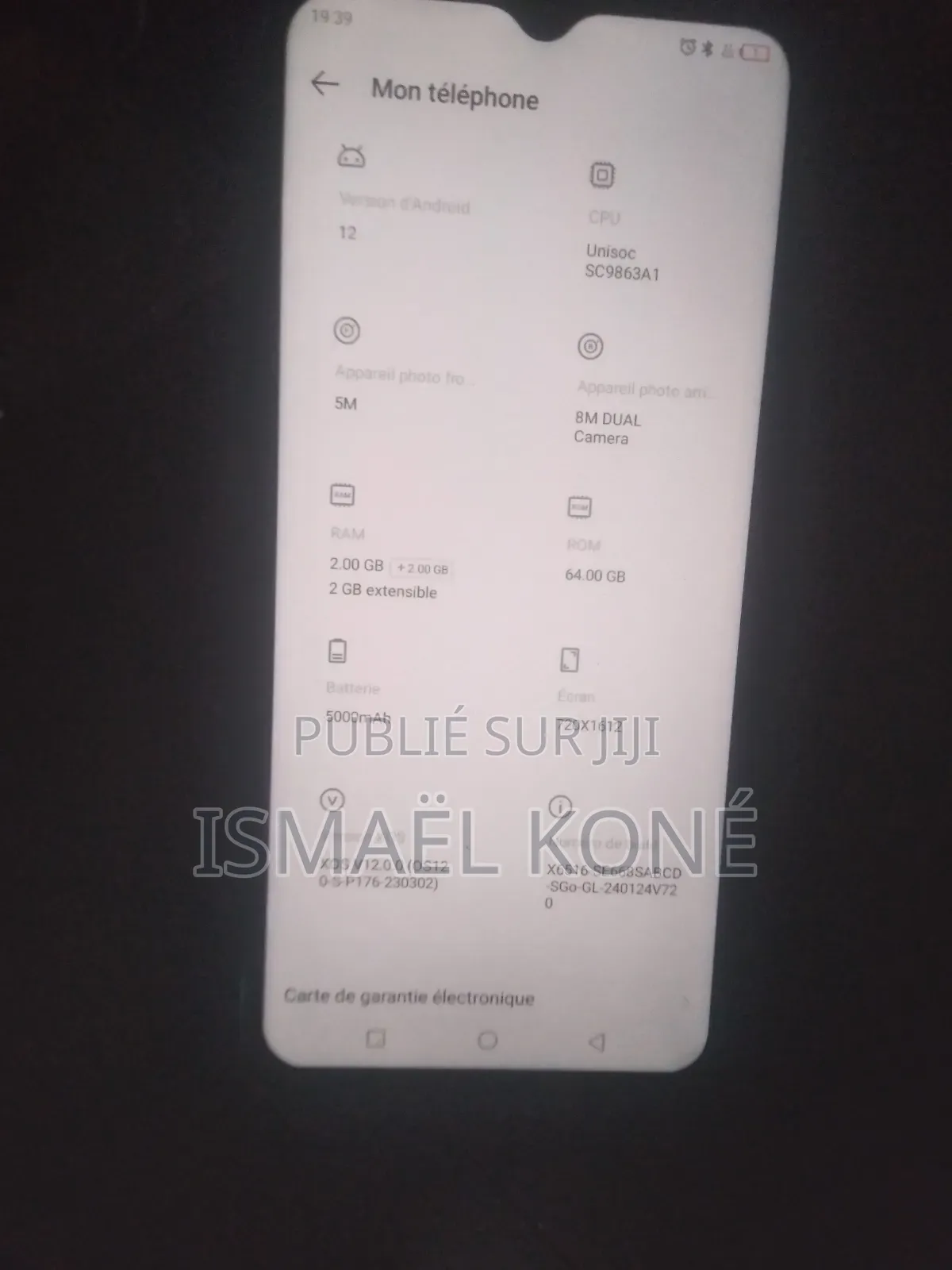 Infinix Smart 7 HD 64 GB Blue