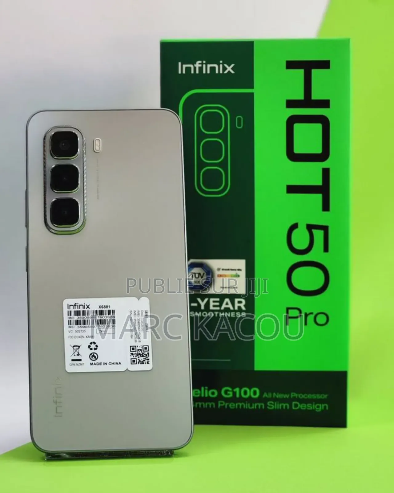 Infinix Hot 50 256 GB Blanc