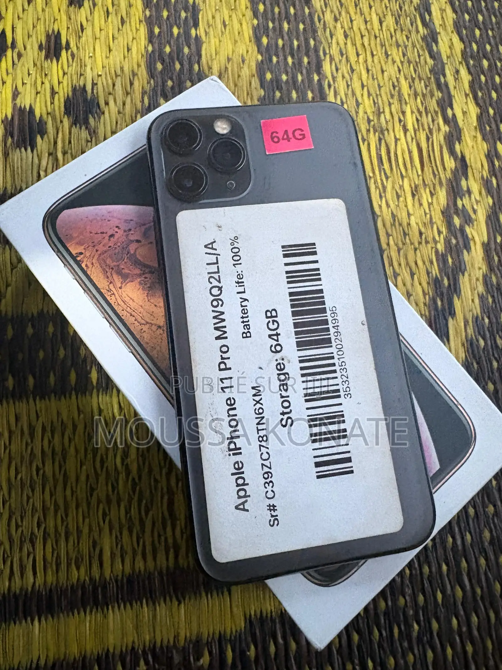 Apple iPhone 11 Pro 64 GB Black