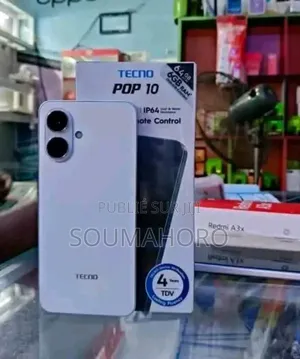 New Tecno Pop 10 128 GB Blanc