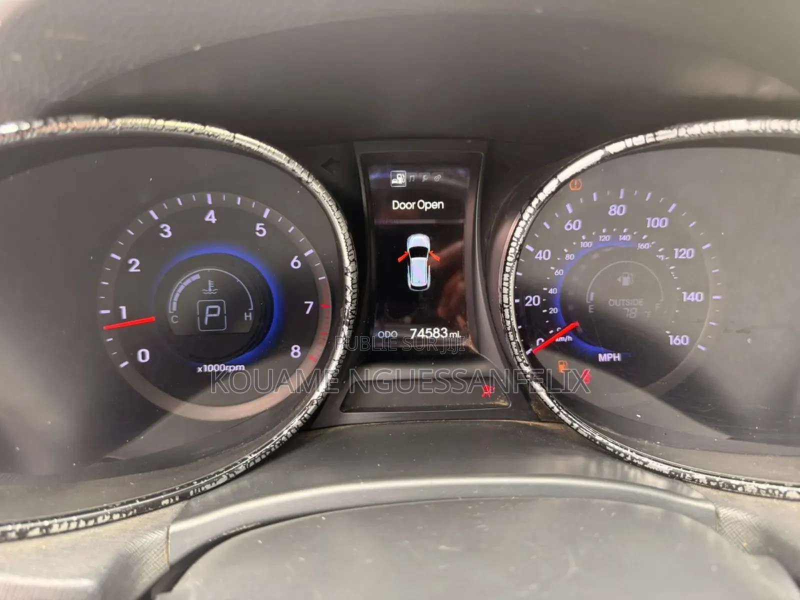 Hyundai Santa Fe 2016 Doré