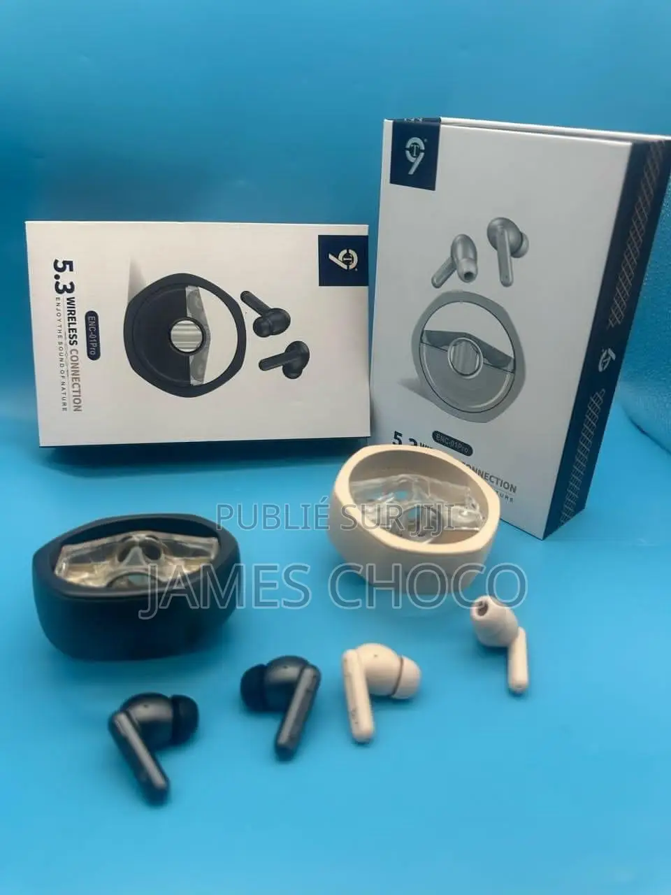 Ecouteur Bluetooth Sans-Fil T9 ENC_01 Pro Original