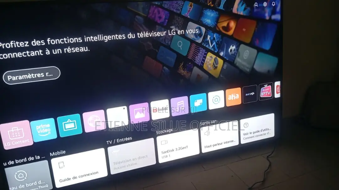 Télévision Lg Led Web Os -86 Pouces