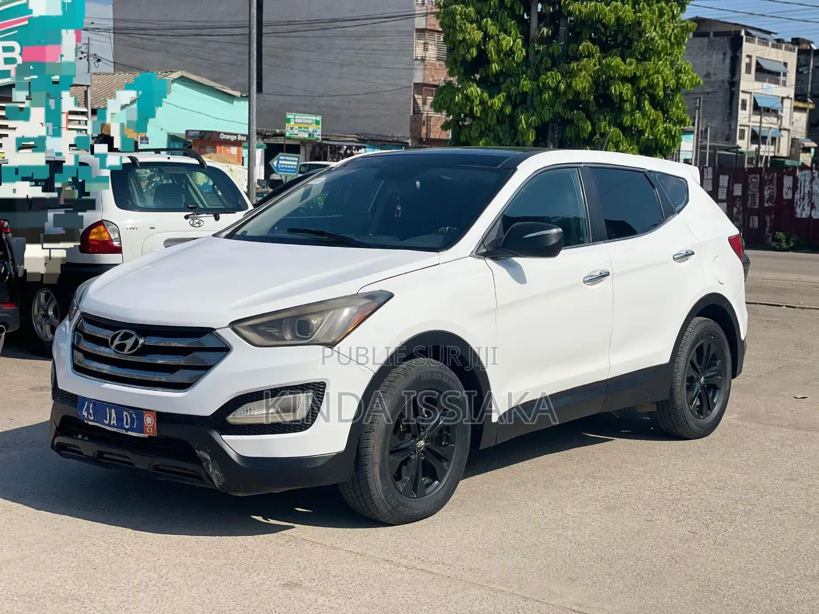 Hyundai Santa Fe Limited AWD 2016 Blanc cassé