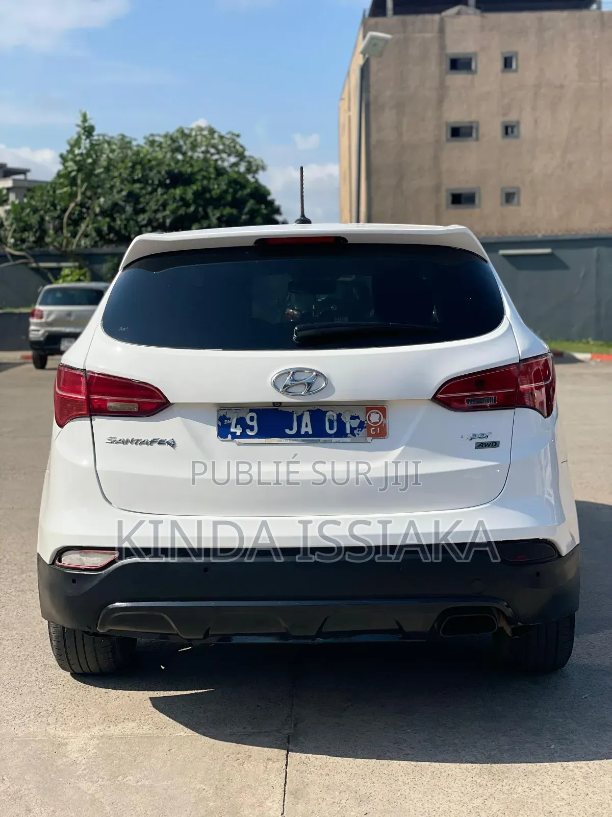 Hyundai Santa Fe Limited AWD 2016 Blanc cassé