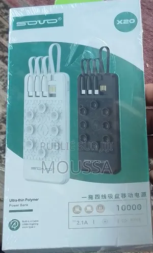 Photo - Power Bank Sduo X20 Ultra-Thin 10000mah