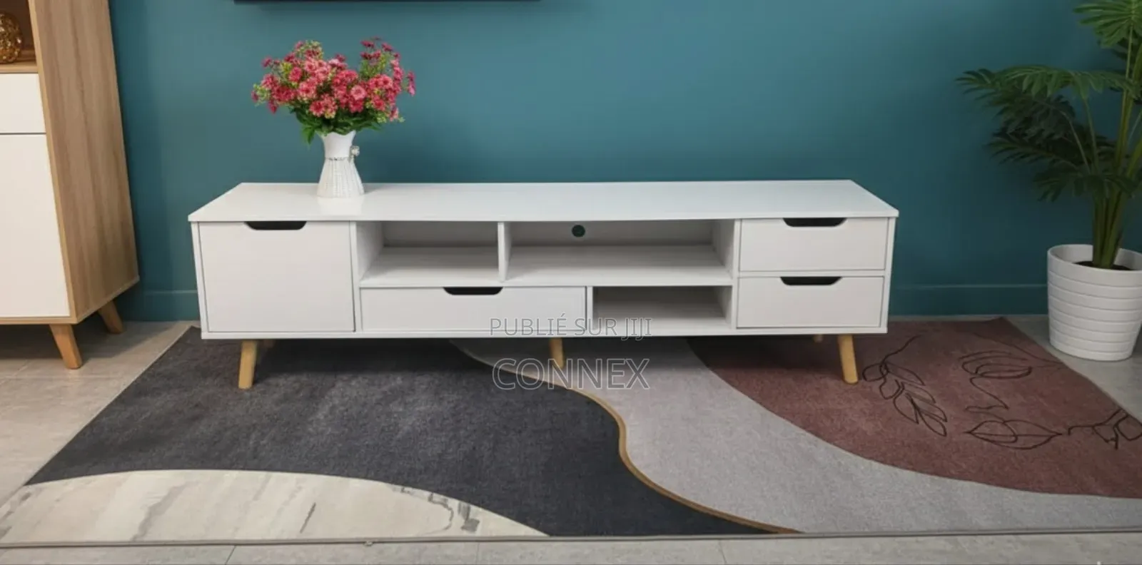 Meuble Tv Blanc. Livraison Gratuite