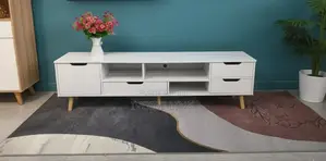 Photo - Meuble Tv Blanc. Livraison Gratuite