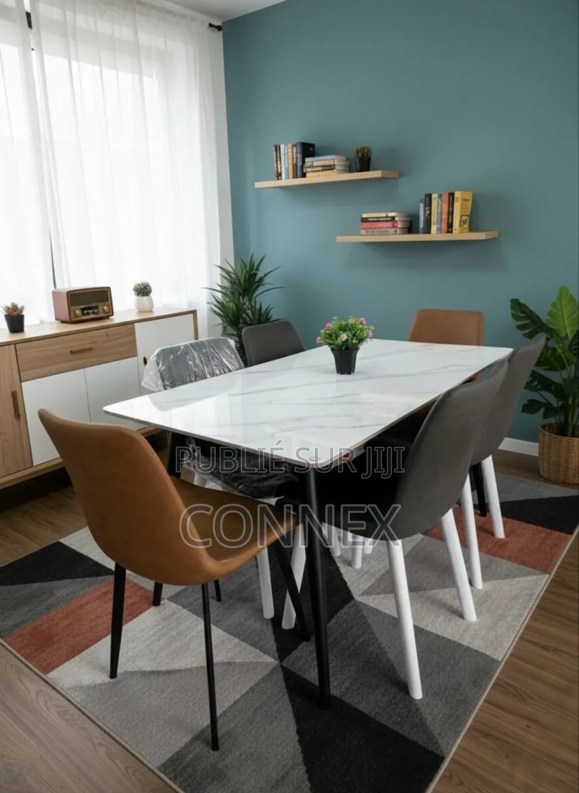 Table De Salon De 6 Chaises. Livraison Gratuite