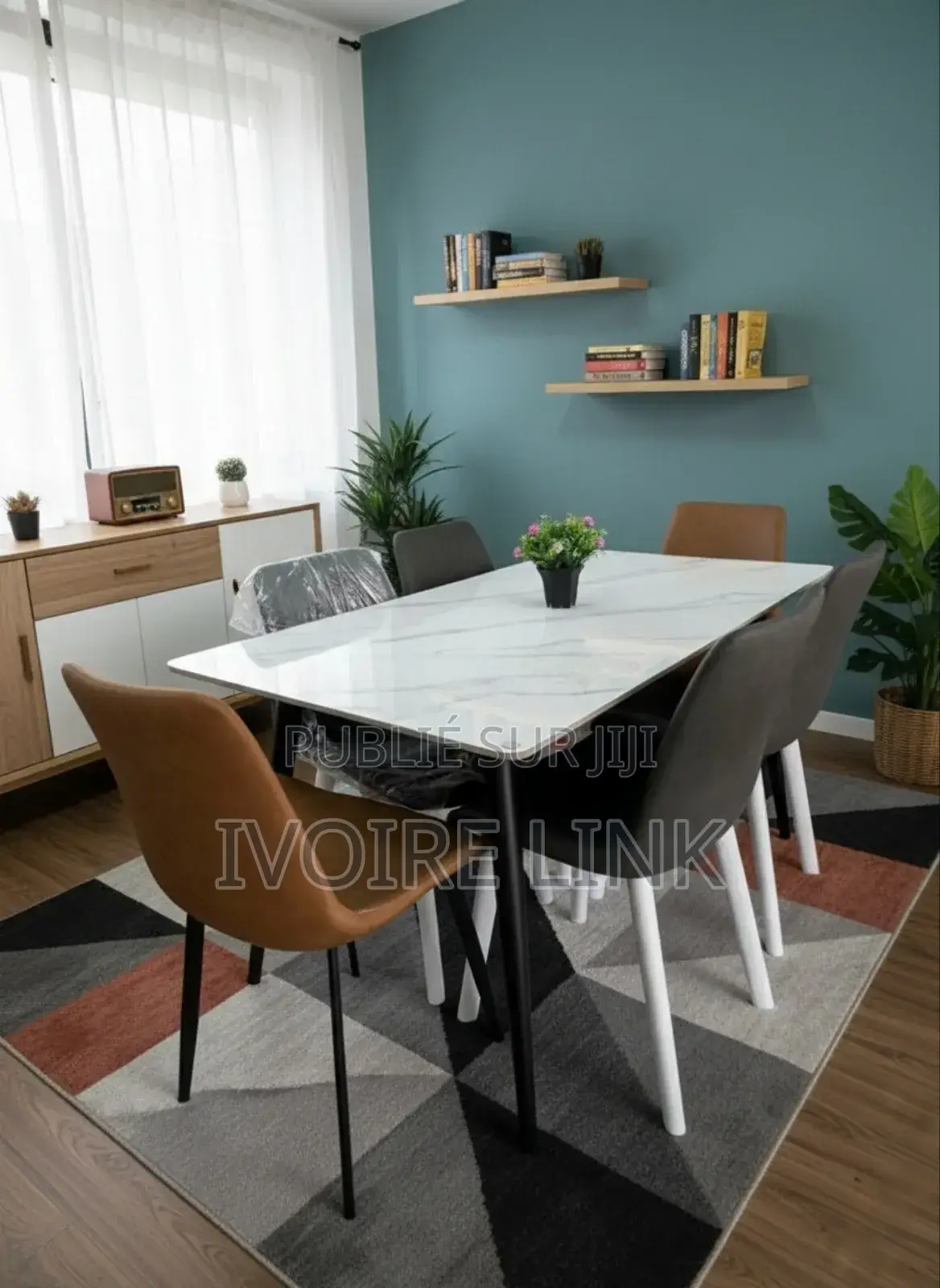 Table De Salon De 6 Chaises. Livraison Gratuite