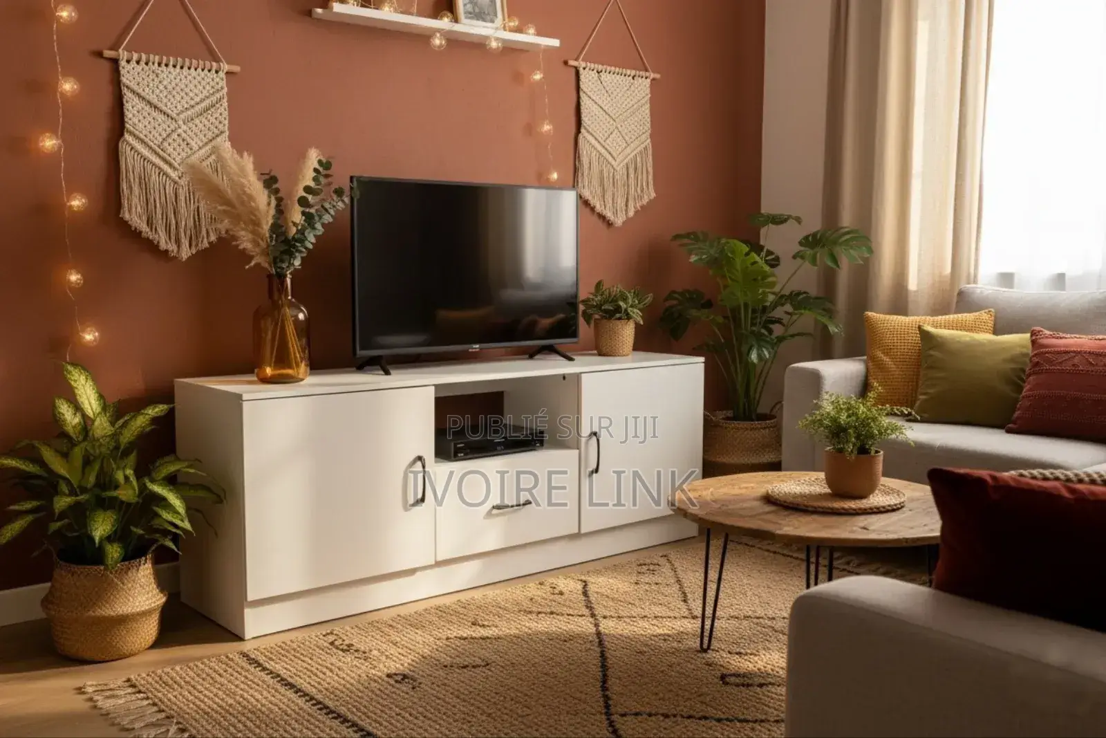 Meuble Tv Blanc. Livraison Gratuite