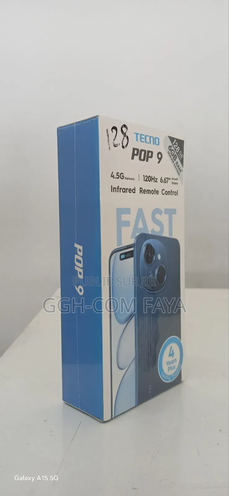 New Tecno Pop 9 128 GB Blanc