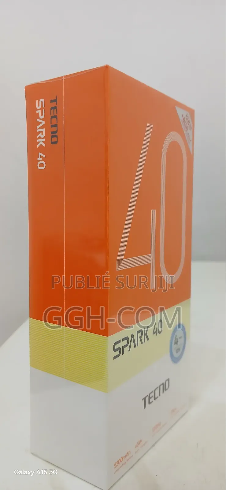 New Tecno Spark 40 128 GB Blanc