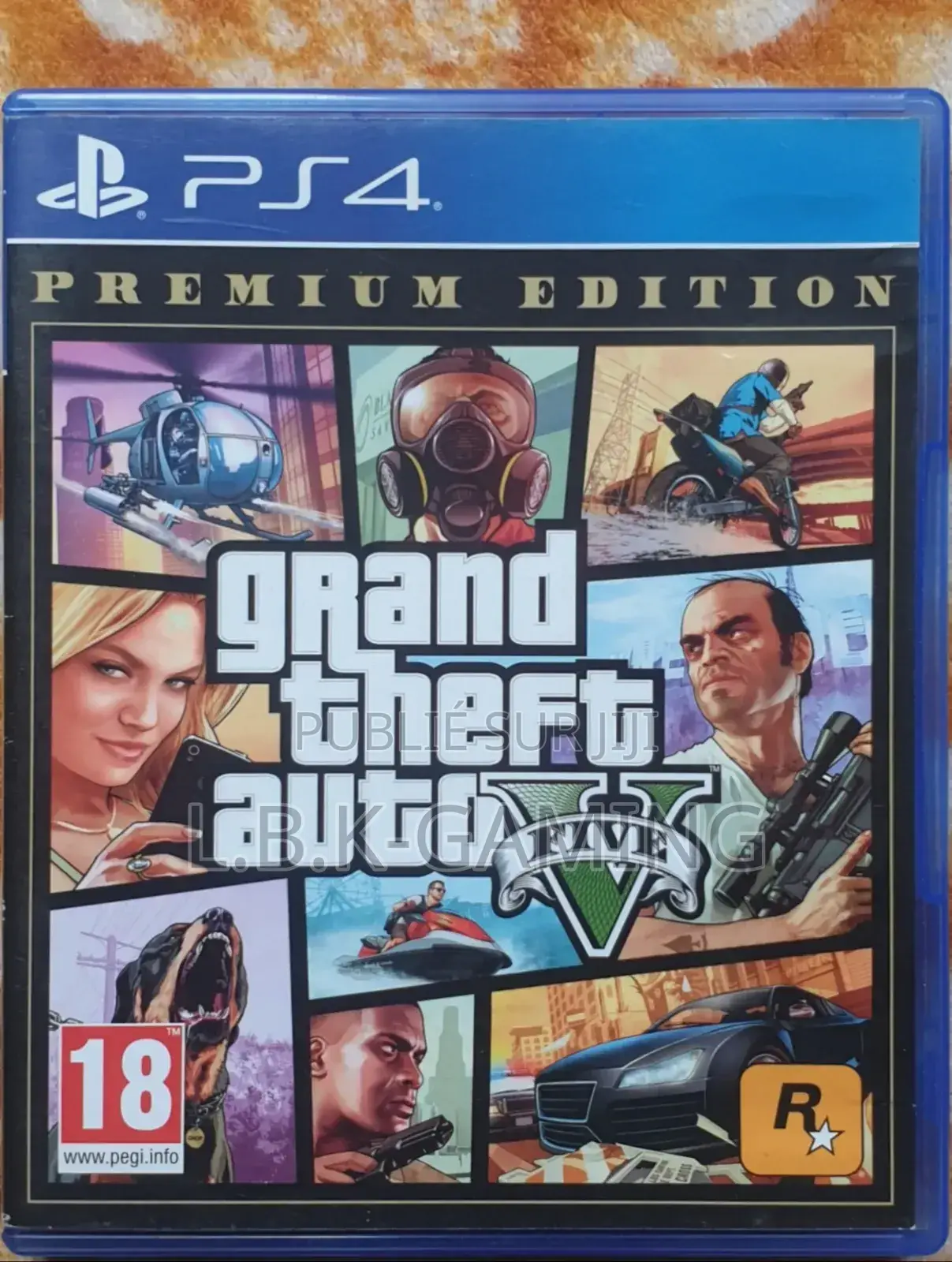Console Ps4 Slim Non Craquée Avec Gta v Et Days Gone Tout Passe Propre