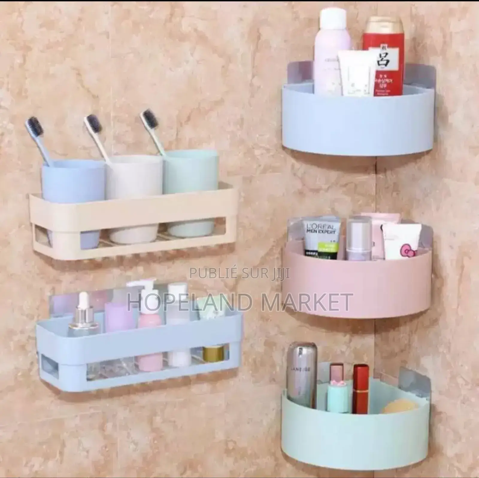 5 Panier De Rangement Adhésif
