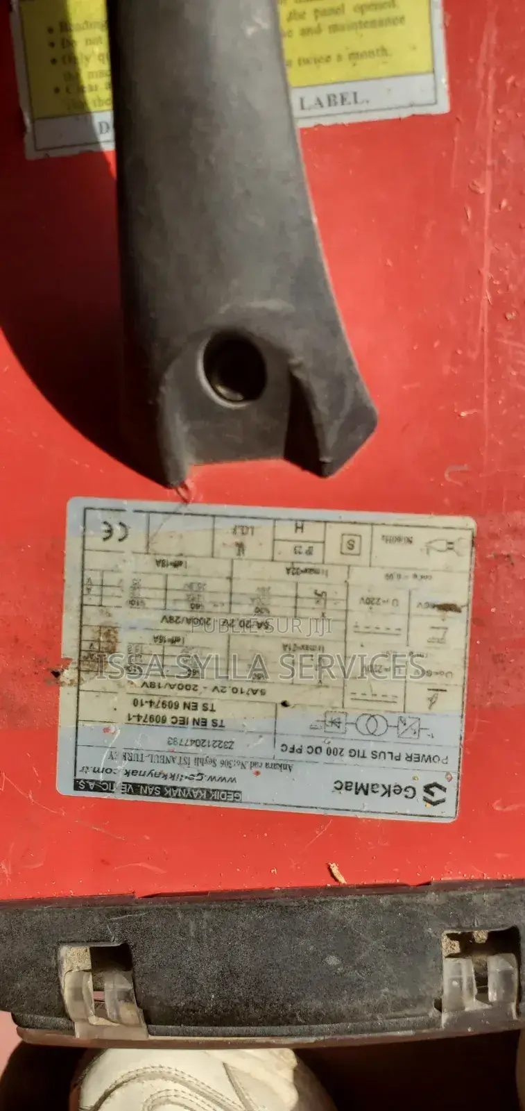 Poster À Souder Gekamac Power Plus Tig 200 Dc PFC