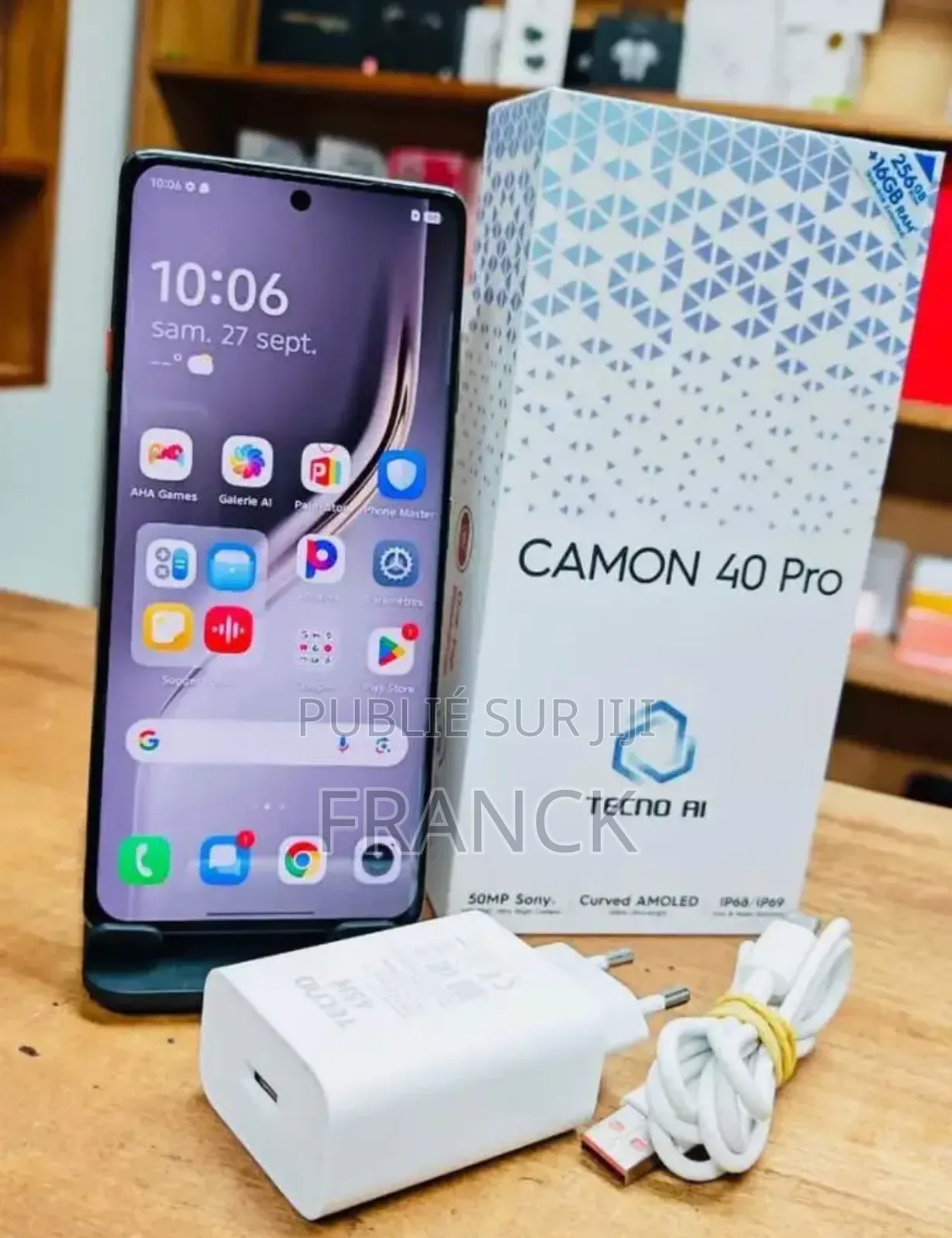 New Tecno Camon 20 256 GB Blanc