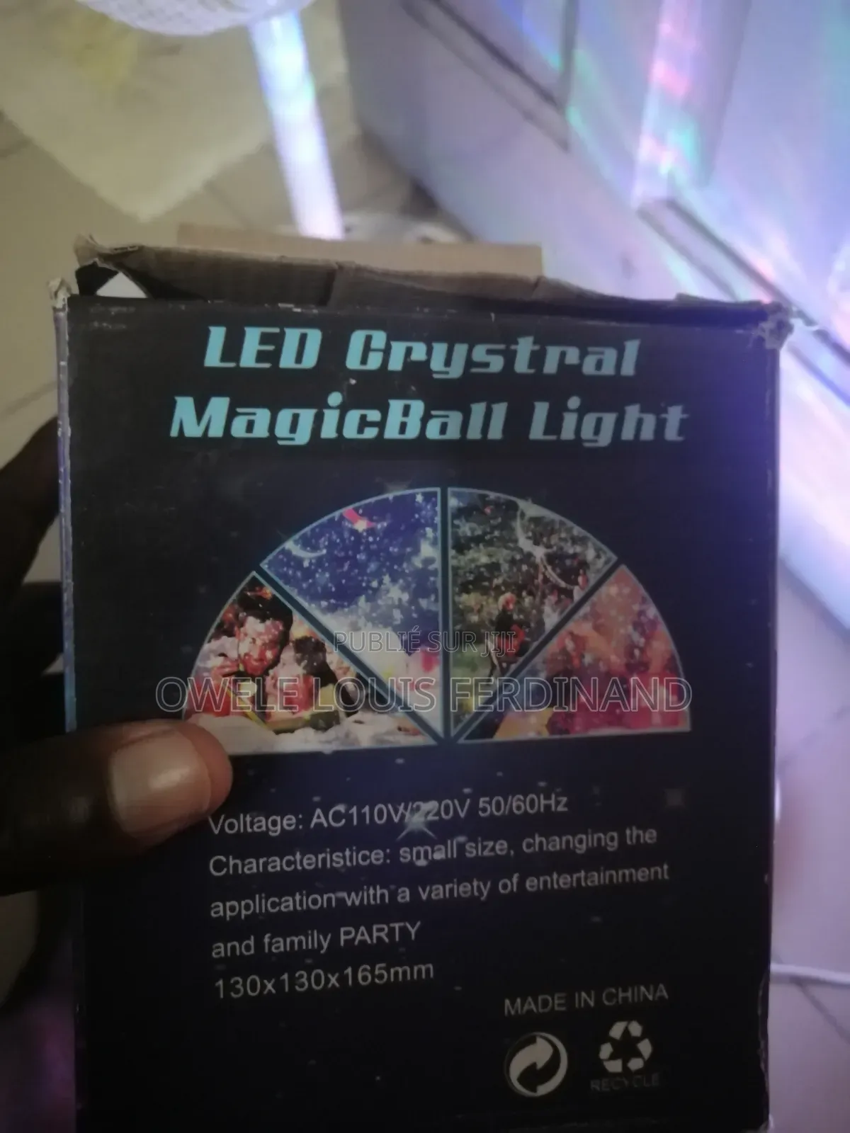 Crystal Magic Ball Light