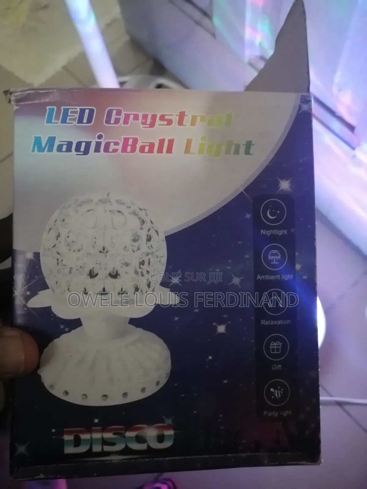 Crystal Magic Ball Light