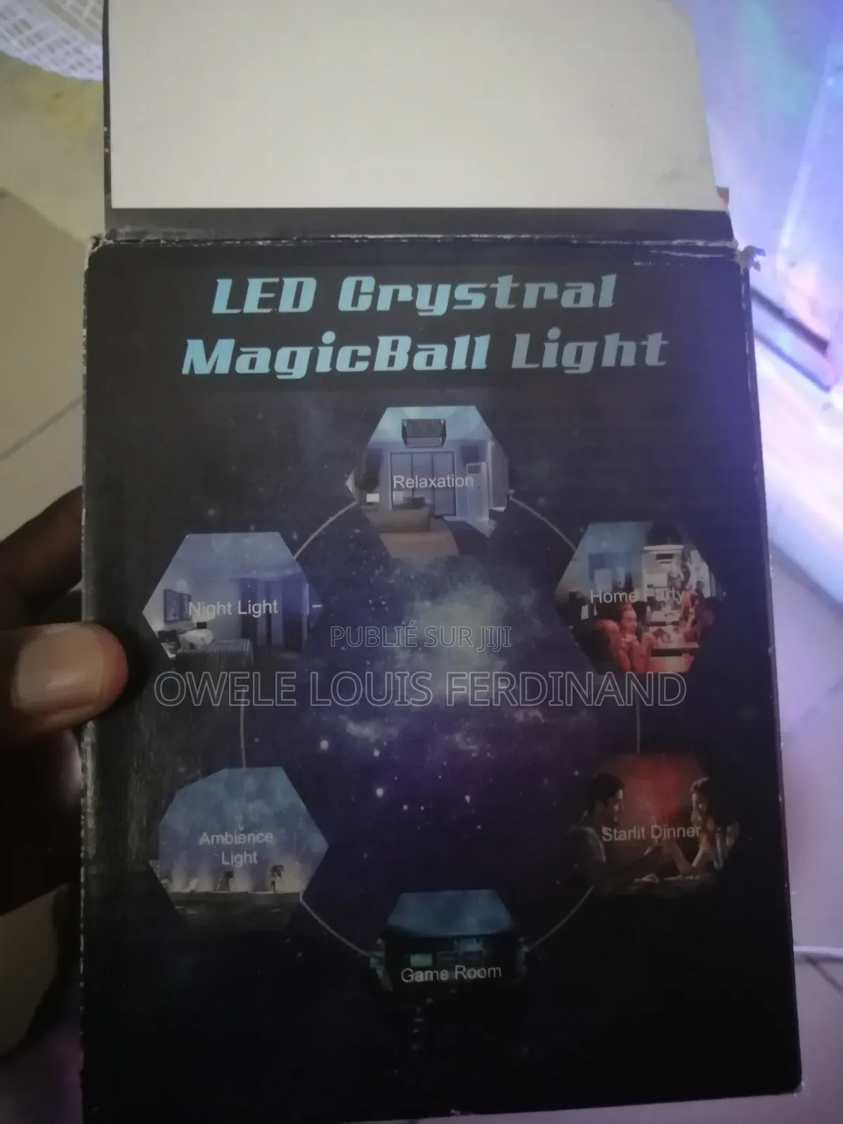 Crystal Magic Ball Light