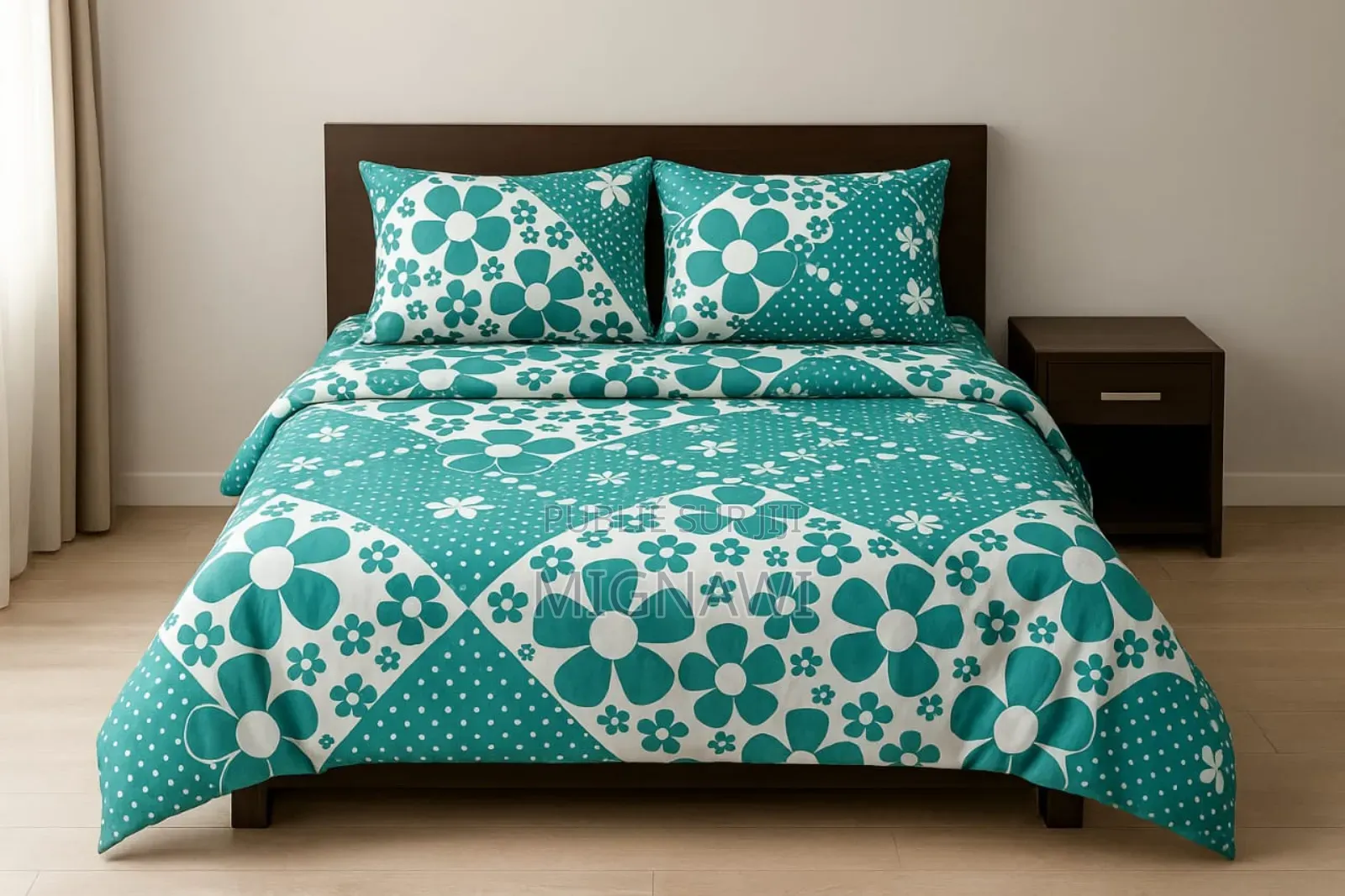 Draps 100% Coton Glacé