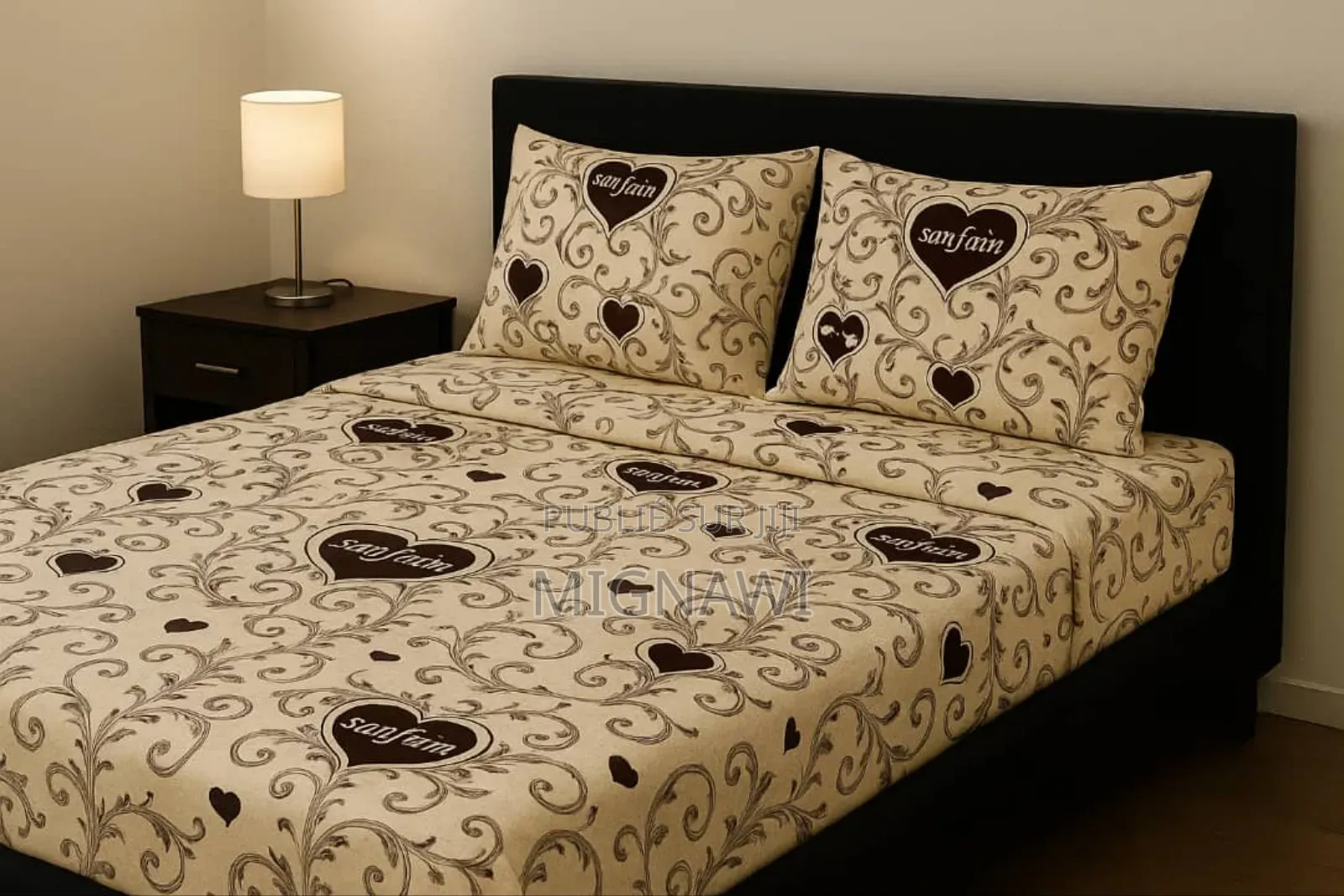 Draps 100% Coton Glacé