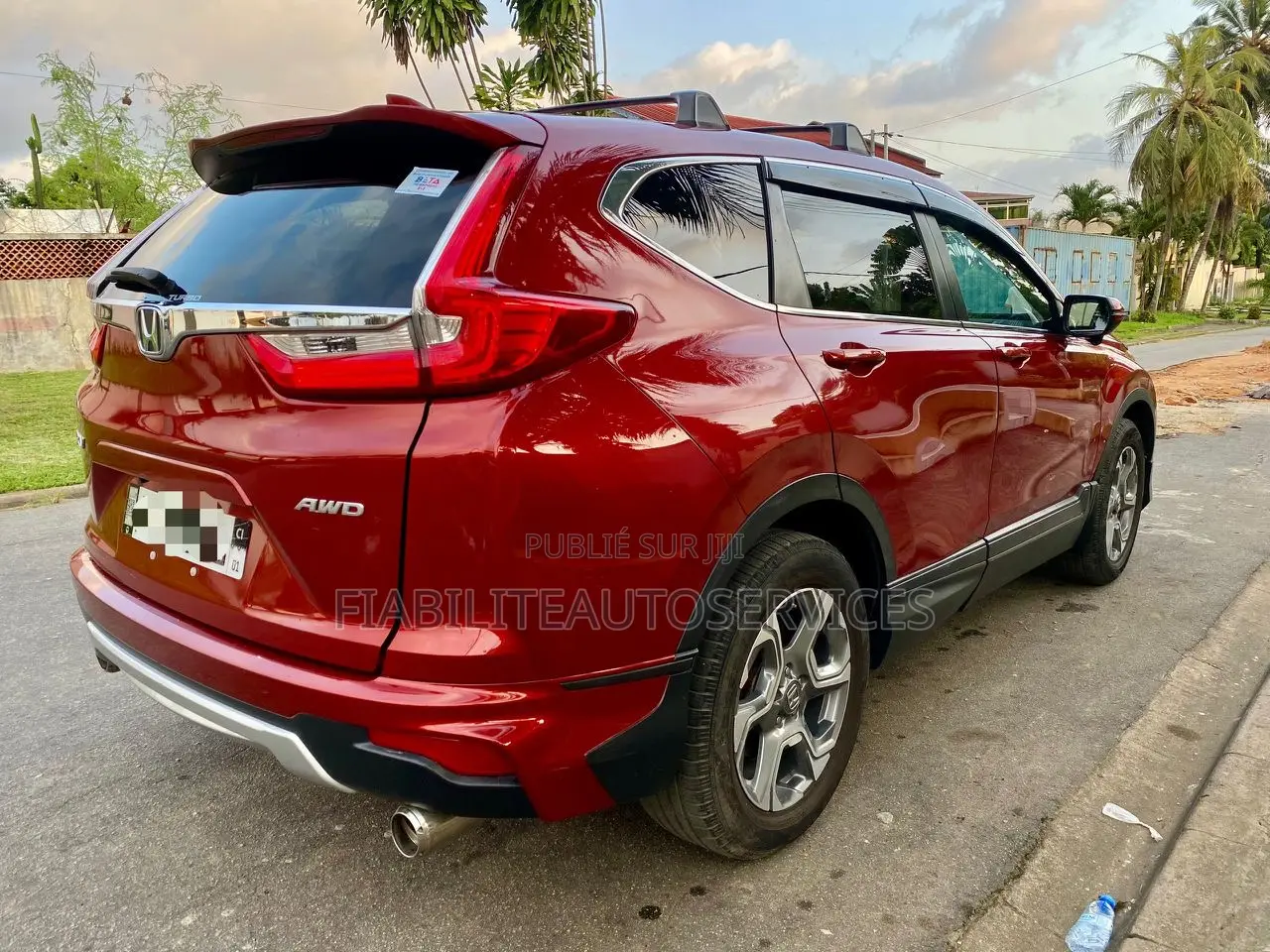 Honda CR-V EX AWD 2019 Rouge