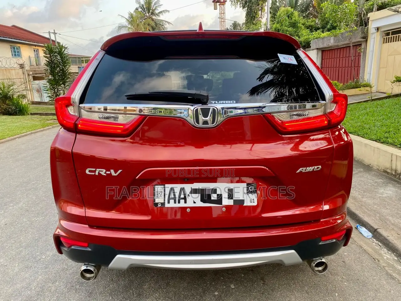 Honda CR-V EX AWD 2019 Rouge