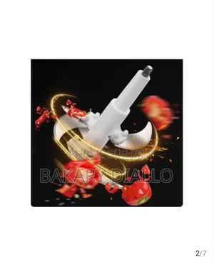 Hachoir À Viande en Acier Inoxydable , 2l, 1 Ensemble De Lames, Blanc