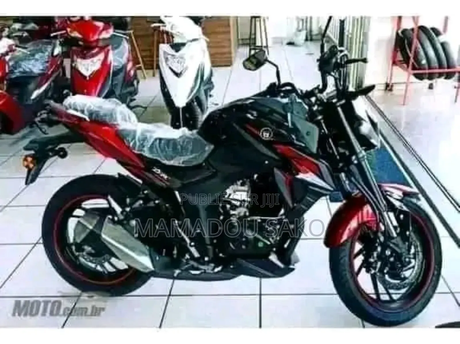 New Haojue DR190S 2023 Rouge