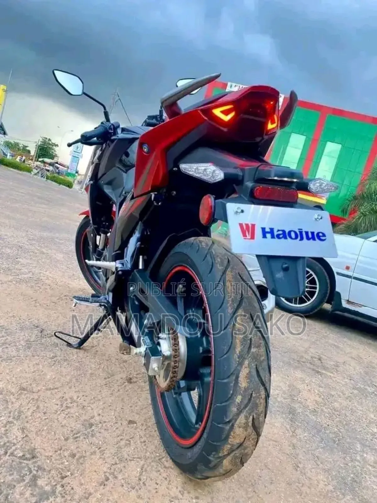 New Haojue DR190S 2023 Rouge