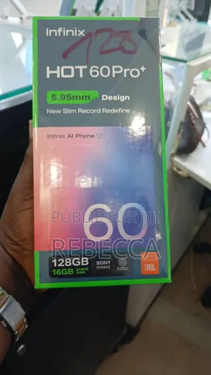 Photo - New Infinix Hot 60 Pro+ 128 GB Black