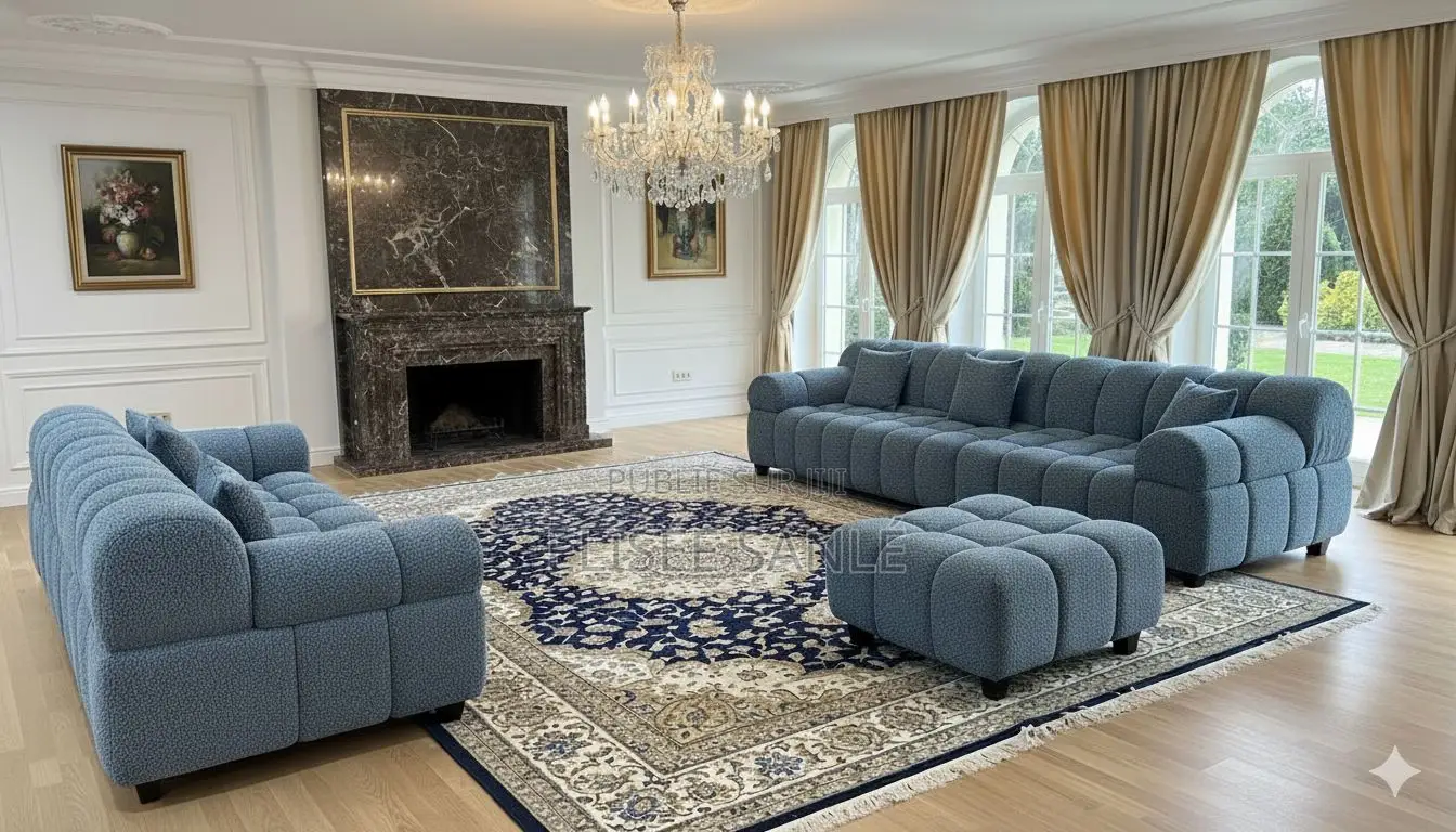 Canapé D’Angle en Tissu Bouclé Aluxo Tribeca