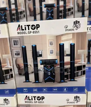 Alitop Woofer Sp-6551 – Chaîne Hifi – Noir – Garantie 03 Mois