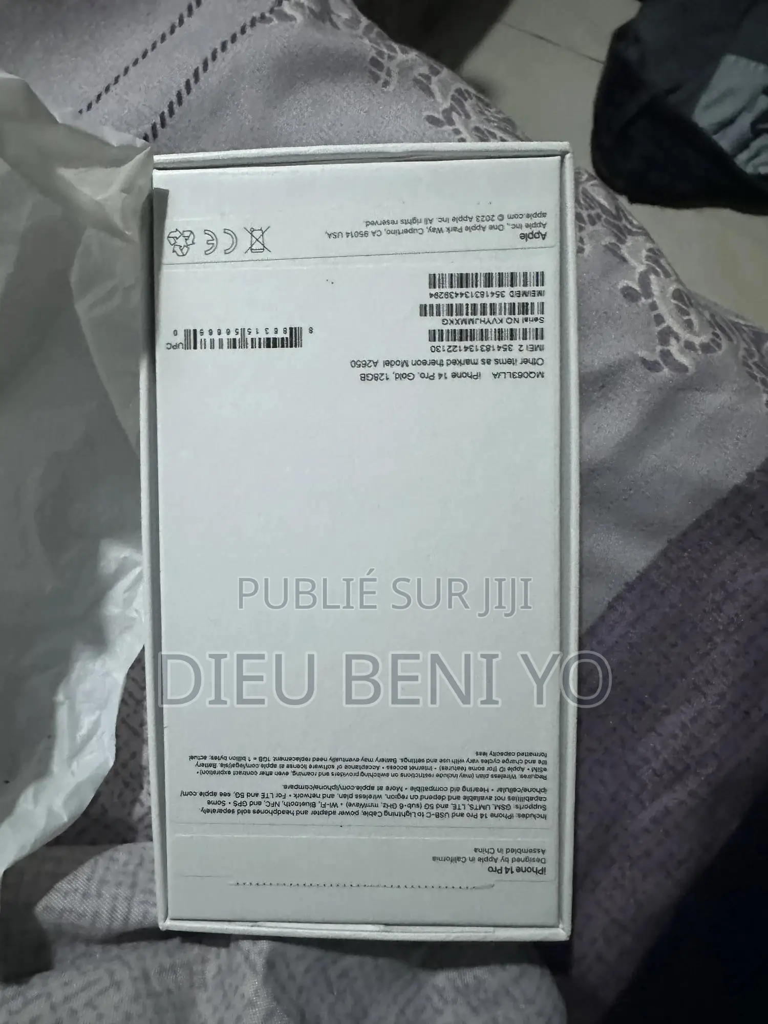 New Apple iPhone 14 Pro 256 GB Doré
