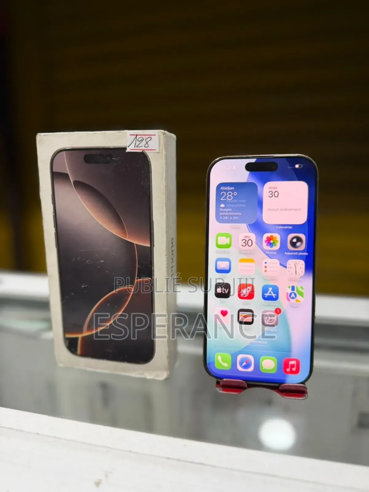 Apple iPhone 15 Pro 128 GB Doré