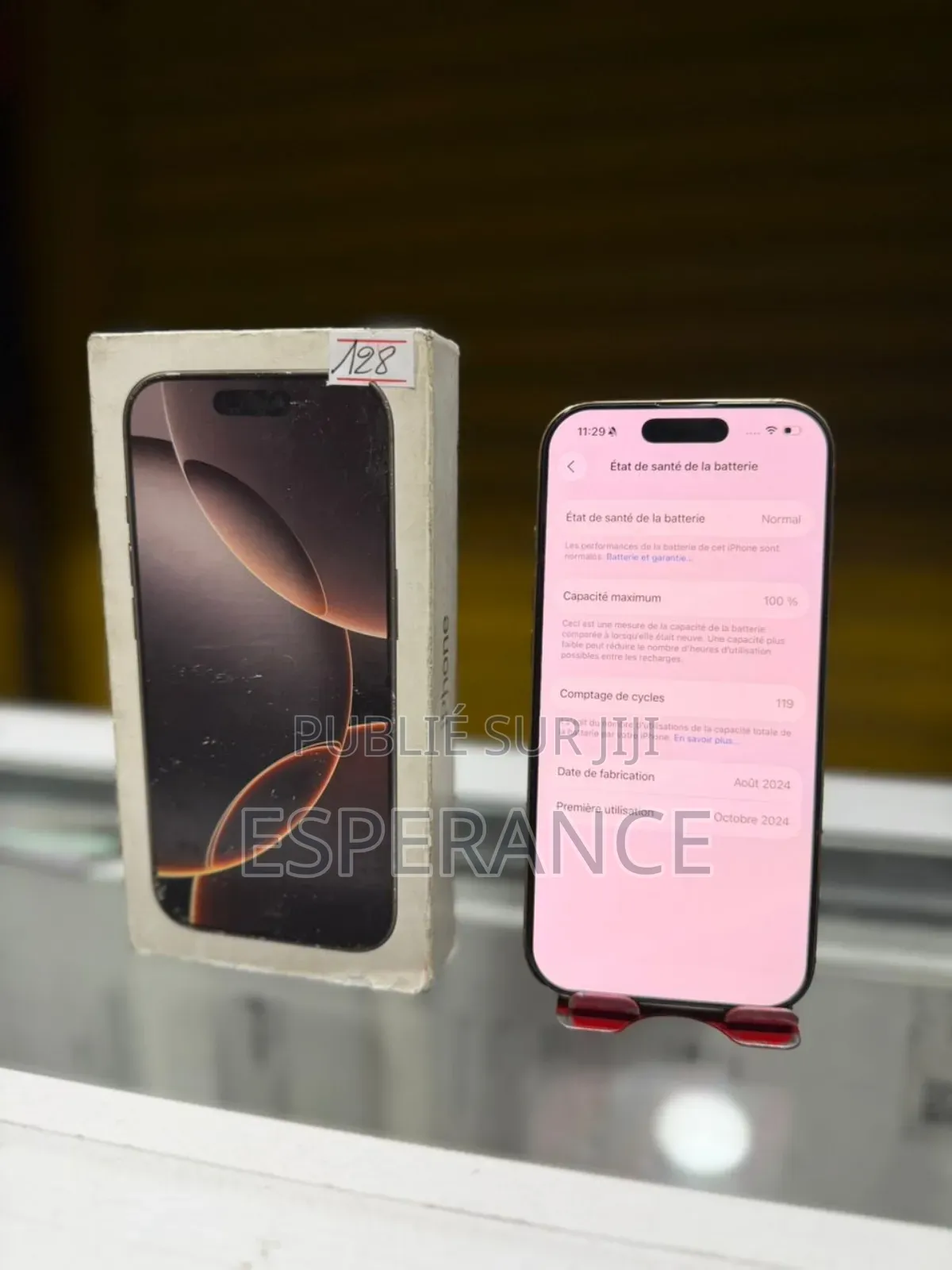 Apple iPhone 15 Pro 128 GB Doré