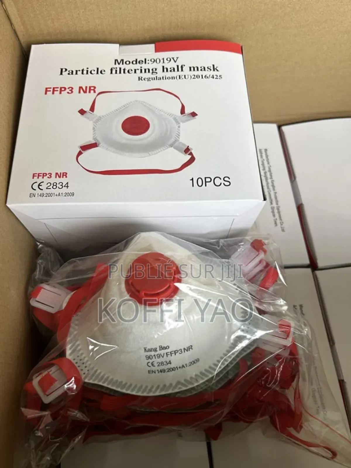 Paquet De 10 Masques De Respiration Ffp3