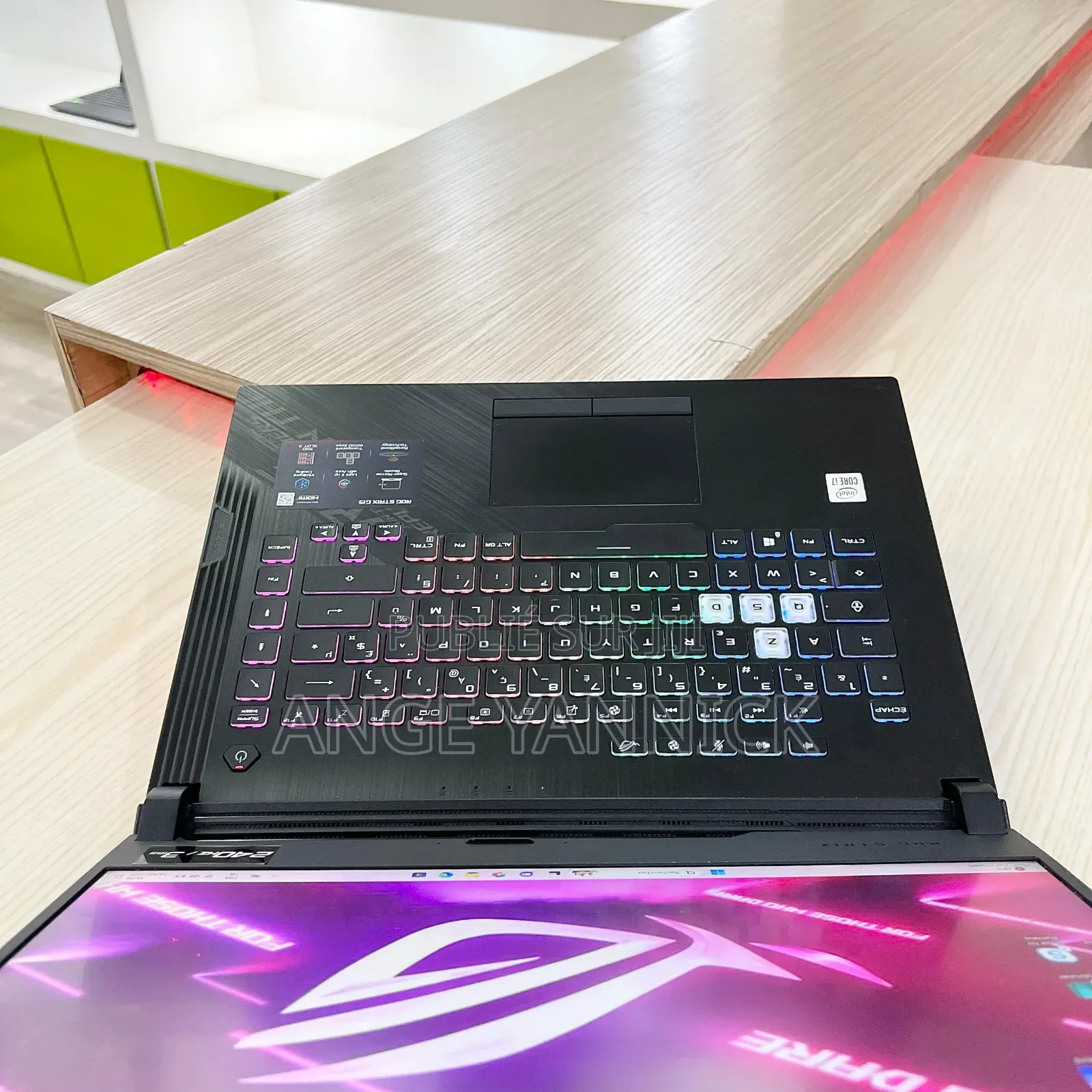 New Ordinateur Portable Asus ROG Strix GL503 16GB Intel Core I7 SSD 1T