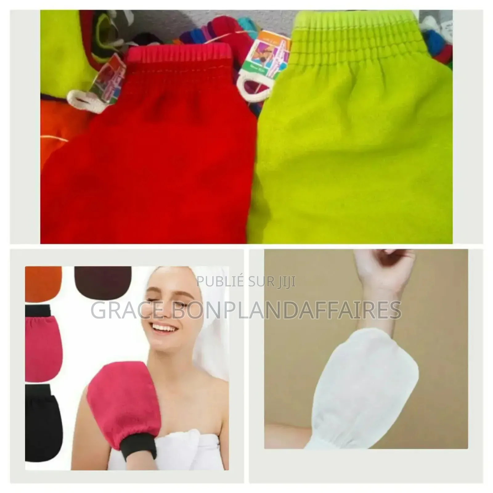 Gants De Gommage Corporel Kessa De Qualité Supérieure