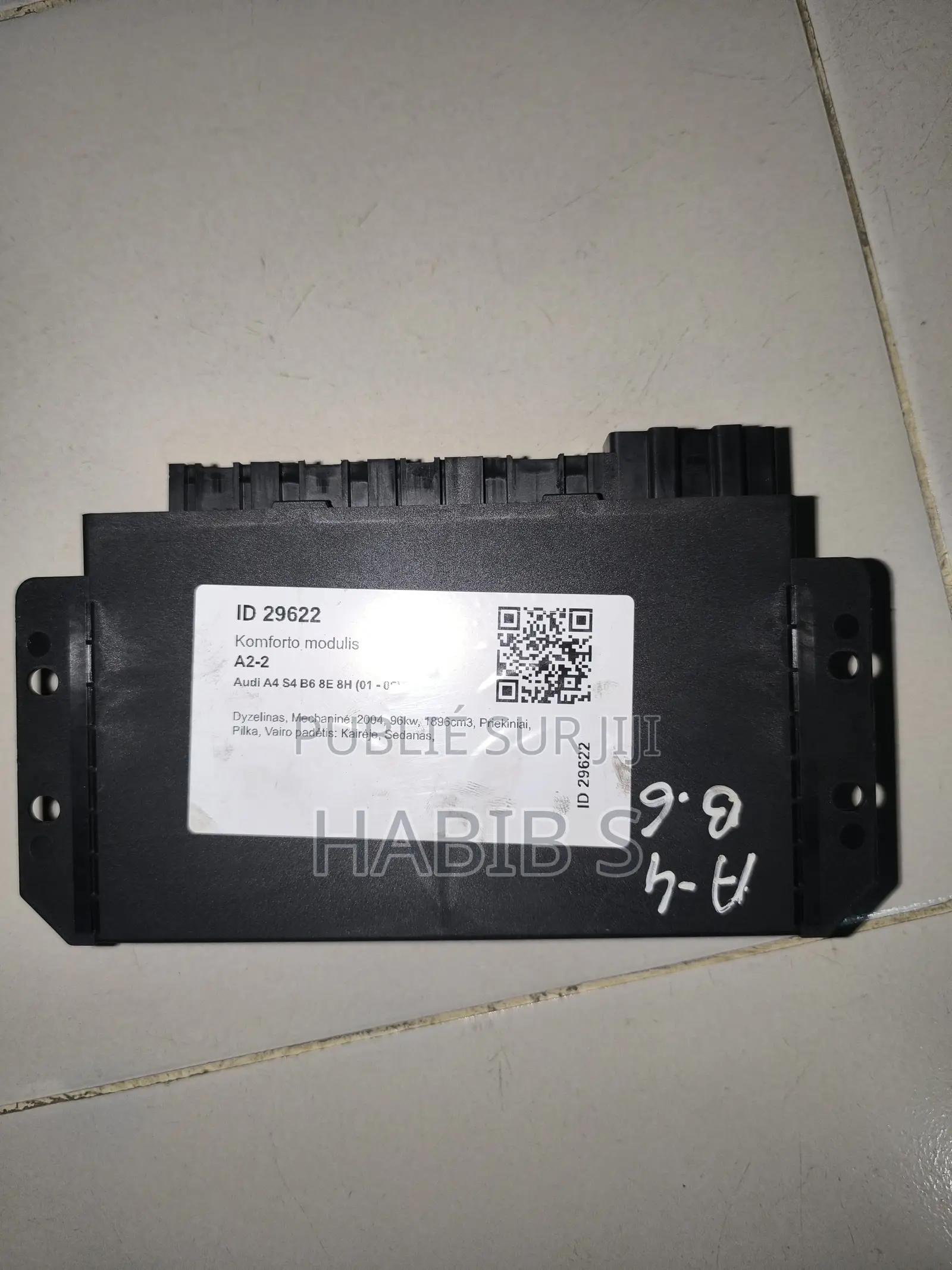 Module Confort Audi A4 8e B6 B7