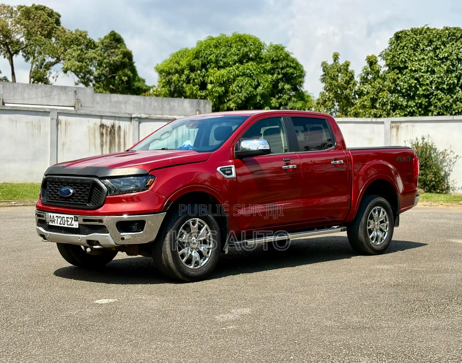 Ford Ranger Lariat 4x4 SuperCrew 5 ft. box 126.8 in. WB 2020 Rouge