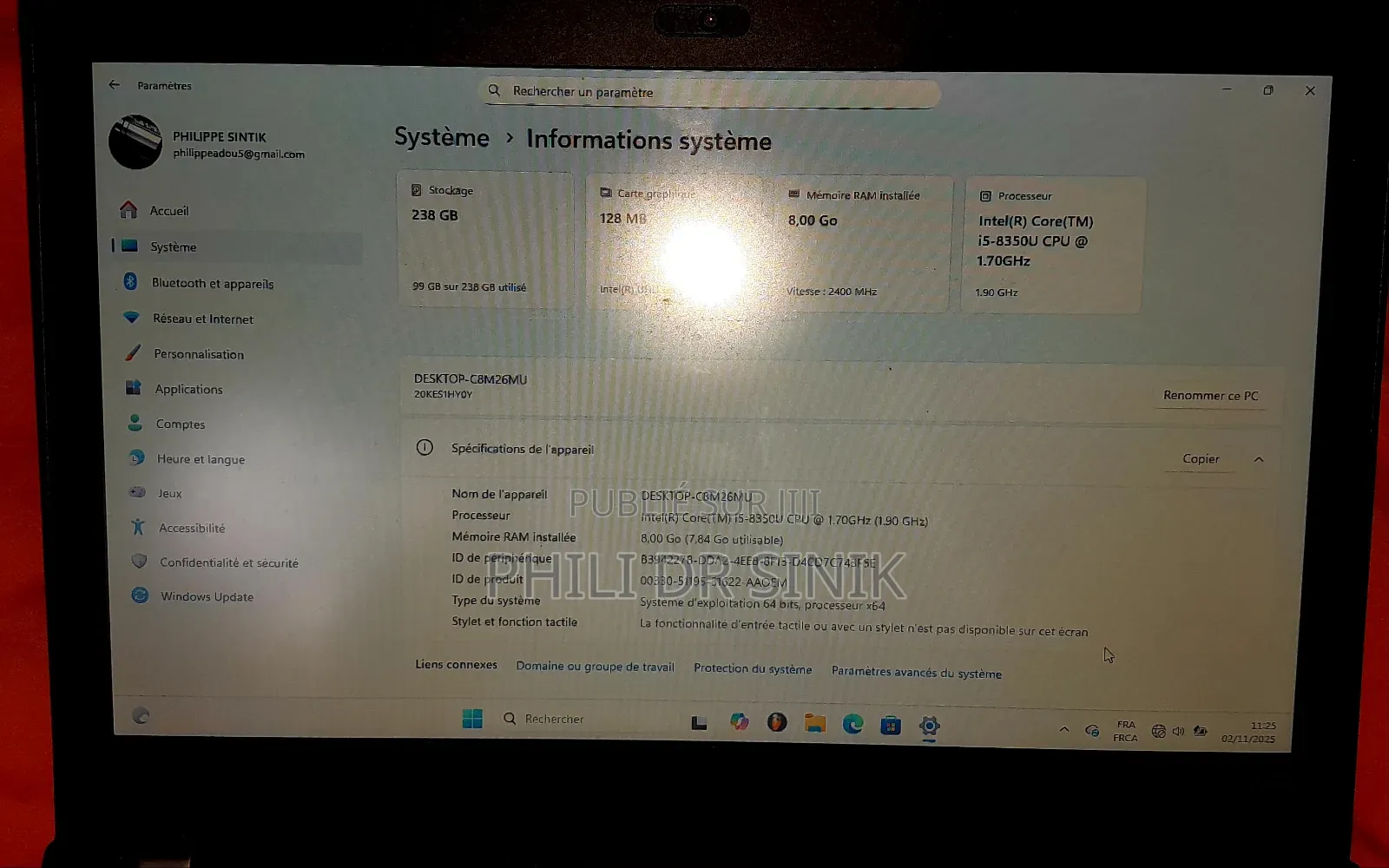 New Lenovo ThinkPad X280 8GB Intel Core I5 SSD 256GB