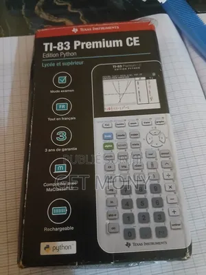 Photo - Je Vends Une Calculatrice Ti-83 Premier Ce Édition Python