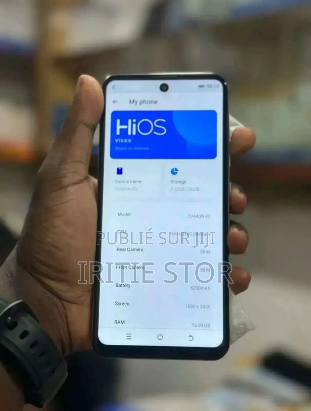 Tecno Camon 40 Pro 128 GB Black